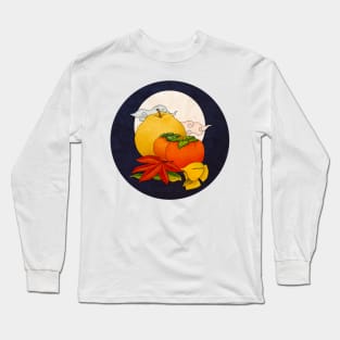 Minhwa: Autumn in Korea D Type (Korean traditional/folk art) Long Sleeve T-Shirt